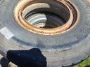 For sale 4 + 1 piece Ikarus tubular rims with traction pattern tyres 295/80 R 22,5