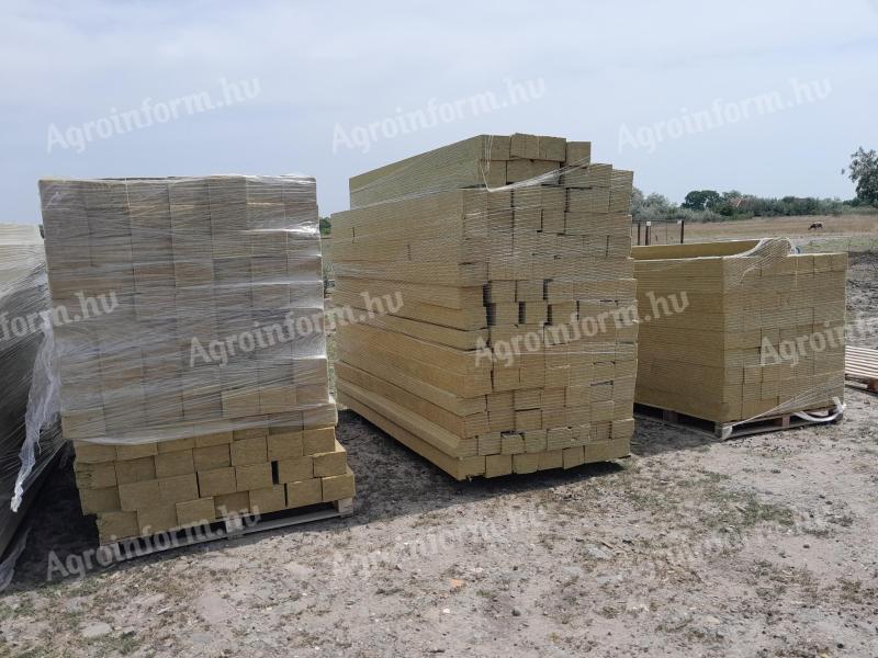 Rock wool insulation, fire retardant