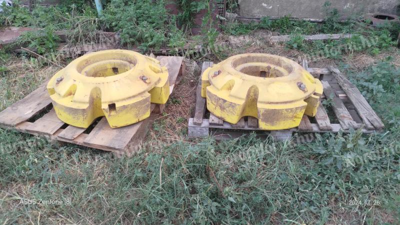 John Deere 625 kg Radgewichtsset