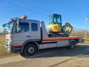 Transport utilaje: bobcat, stivuitor, elevator cu foarfecă, excavator rotativ, încărcător frontal