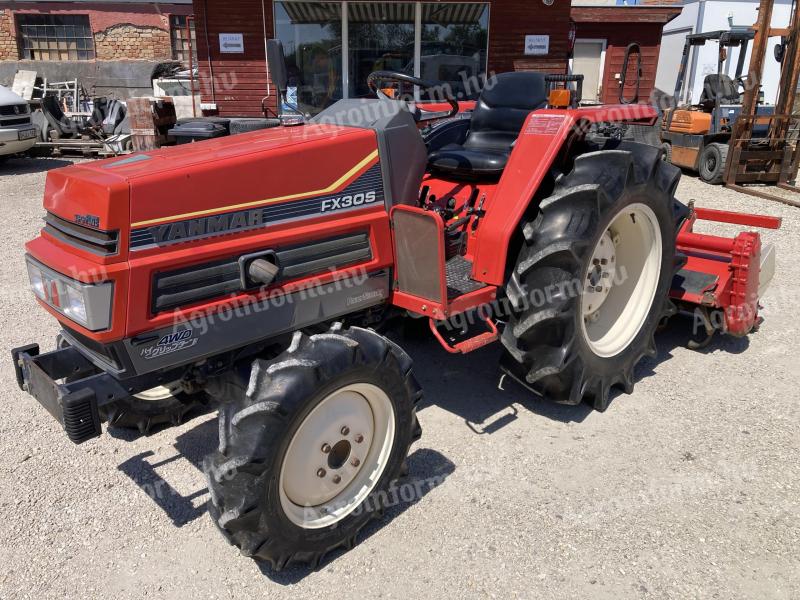 Yanmar FX30S all-wheel drive, 30 hp Japanese small tractor with tiller for sale