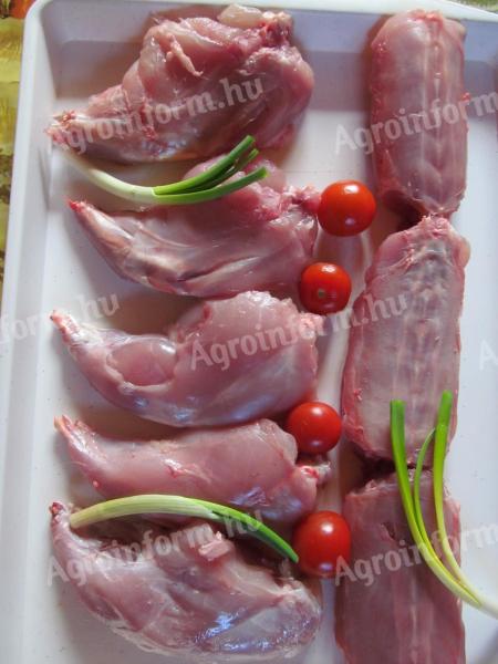 Rabbit meat for sale ready to cook, I help with delivery in Siófok