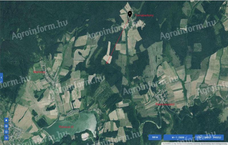 Wald zu verkaufen Tornabarakony 1/1 Grundstück