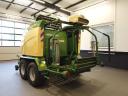 Krone CF 155 CX baler and bale wrapper