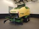 Krone CF 155 CX baler and bale wrapper