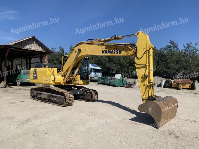 Pásové rotačné rýpadlo Komatsu PC160