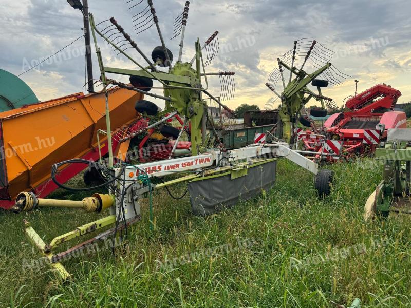 CLAAS LINER 1550 TWIN, DVOUROTOROVÝ GRADER, SYSTÉMOVÝ GRADER