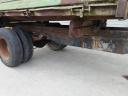 Single axle tipper trailer