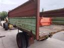 Single axle tipper trailer