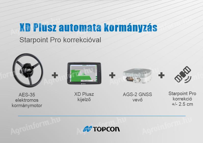 TOPCON XD+ Starpoint Pro automatsko upravljanje