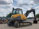 Mecalac 8MCR rubber chain excavator