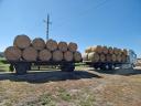 Transport of hay, straw