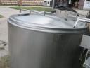 1000 l stainless, acid-proof, double-walled tank