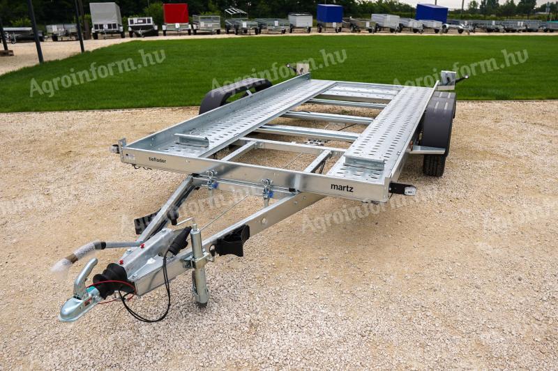 New Martz car transporter (2 ton) trailer, only gross 1.399.000 Ft