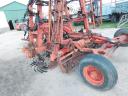 Rotary tine seedbed preparation steering wheel