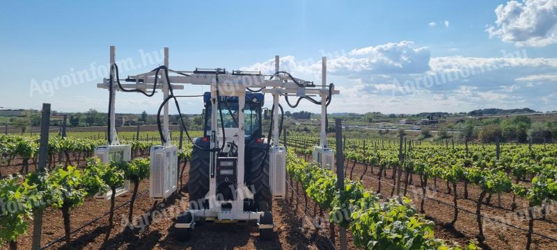 UV BOOSTING TM-2R dual row plant protection vine cultivation machine NEW OPTIONS