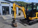 JCB 19C-1 mini bager z gumijasto verigo