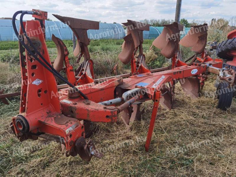 KUHN MULTIMASTER 151, 4-HEAD (3+1) REVERSIBLE PLOUGH WITH PLOUGHING UNIT