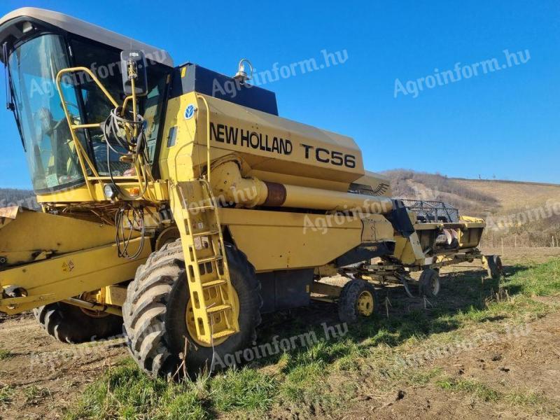 1996 New Holland TC 56 combine harvester