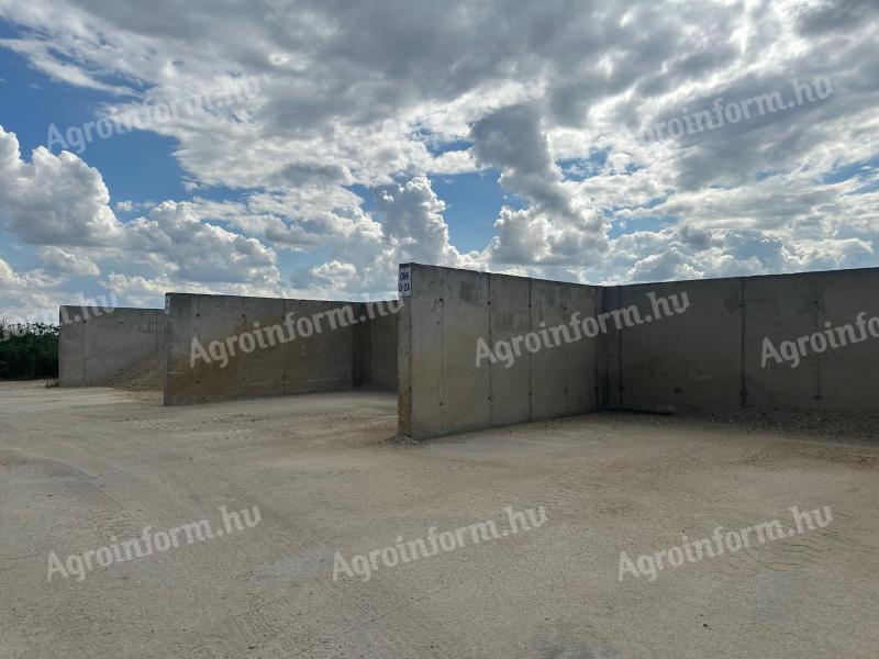 Construction of silos, manure stores, retaining walls