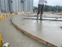 Production of industrial floors, subfloors, concrete floors