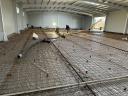 Production of industrial floors, subfloors, concrete floors