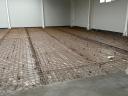 Production of industrial floors, subfloors, concrete floors