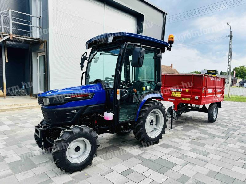 FARMTRAC 26 CABIN - BAGODI BP-1000R TRAILER - ROYAL TRACTOR