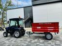 FARMTRAC 26 CABIN - BAGODI BP-1000R TRAILER - ROYAL TRACTOR