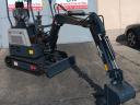 Mini excavator cu roți ruptibile NEW LX18, joystick, 25 CP, 1,4 tone, cauciuc