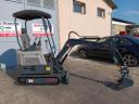 NEW LX18 breakable wheel, joystick, 25 hp, 1.4 tonne rubber tyred mini excavator