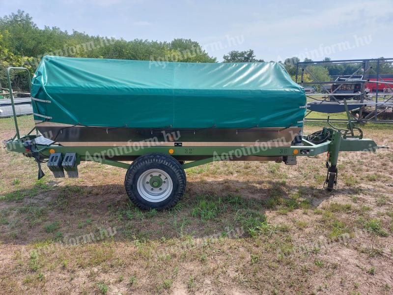 Harvester with factory brakes, pump