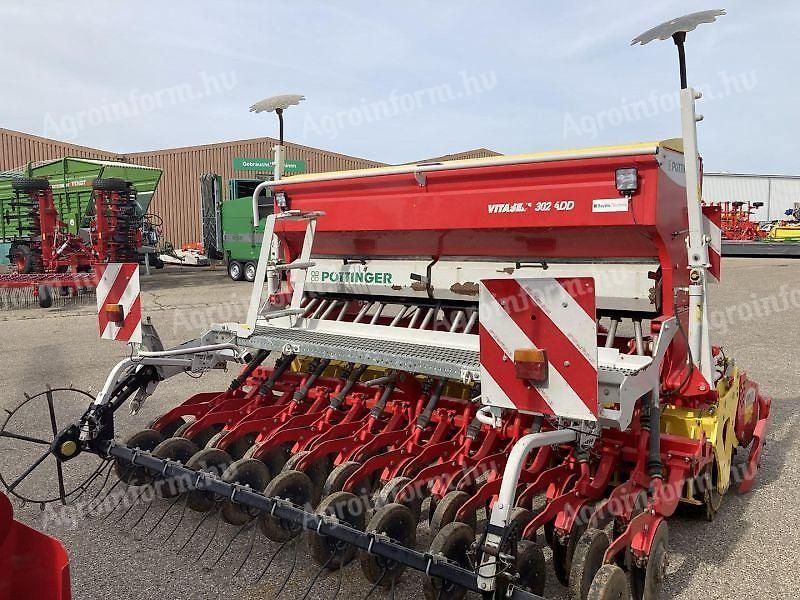 Pöttinger LION 301 and VITASEM 302 ADD seed drill combination