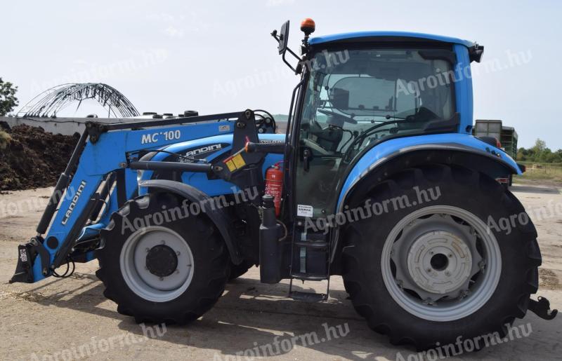 Landini 5-110H, Top 113 KM - Landini MC100 s čelnim nakladalnikom + RTK avtomatsko krmiljenje