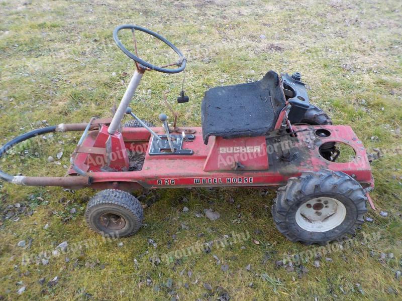 Wheel Horse R 26 Oldtimer tractor de cosit fără motor, incomplet de vânzare