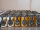 Creamed, microfiltered rapeseed honey