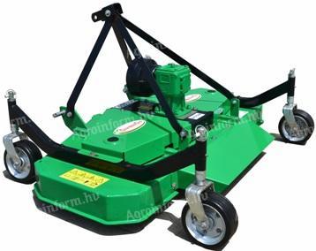 Tractor mounted lawn mower