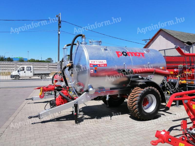 POMOT T544-1 6700 litre chassis mounted siphon tanker