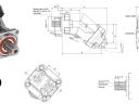 Hydraulic motor with clutch