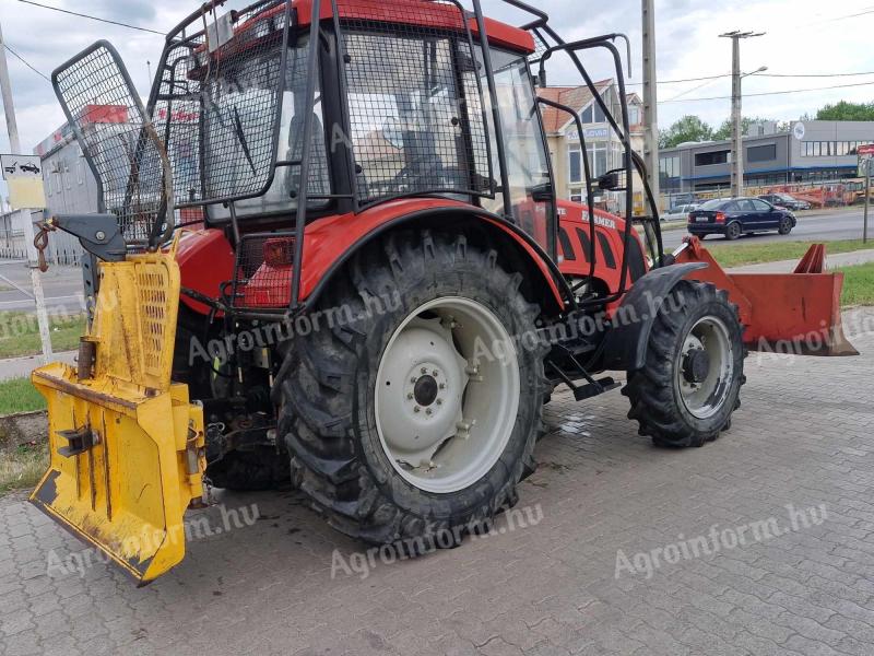 Farmer with tractor