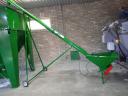 M-ROL 4 metre auger with hopper, with stand, 15 tonnes per hour