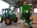 M-ROL feed mixer with scale, grinder, 500 kg capacity