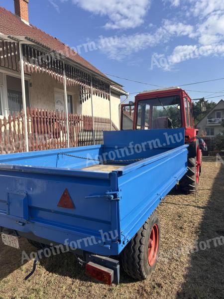 For sale MTZ-550 with 80cc engine and wasp wheels, and a Beaver Machine 3 ton trailer