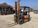 Toyota 1.5 tonne diesel forklift for sale, lifts 4.5 metres