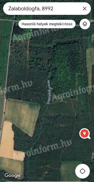 Na sprzedaż 16 950 m², 1,7 ha zamkniętej nieruchomości w Zalaboldogfa