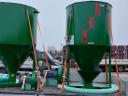 M-ROL 3000 kg feed mixer, vertical design, with hopper, with weighing scale