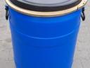 120 litre plastic barrel with removable lid, bayonet lock, two spouts FOR SALE