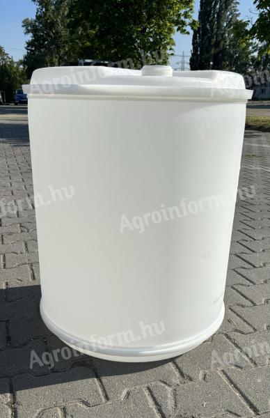 120 litre VALÉREX fixed top plastic food barrels for sale