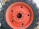 Mtz 15, 5x38 good condition Russian rubber mounted on unwelded rims with wheel weights