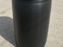 220 litre MAUSER black cleaned plastic drums for sale